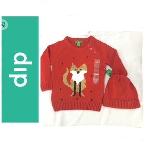 DIP BABY RED SWEATER / 18-24 M